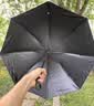 【全网爆款】自动UV折叠晴雨两用伞手动防晒遮阳黑胶伞过家家玩具 典雅黑【自动开启】UV双用伞 实拍图