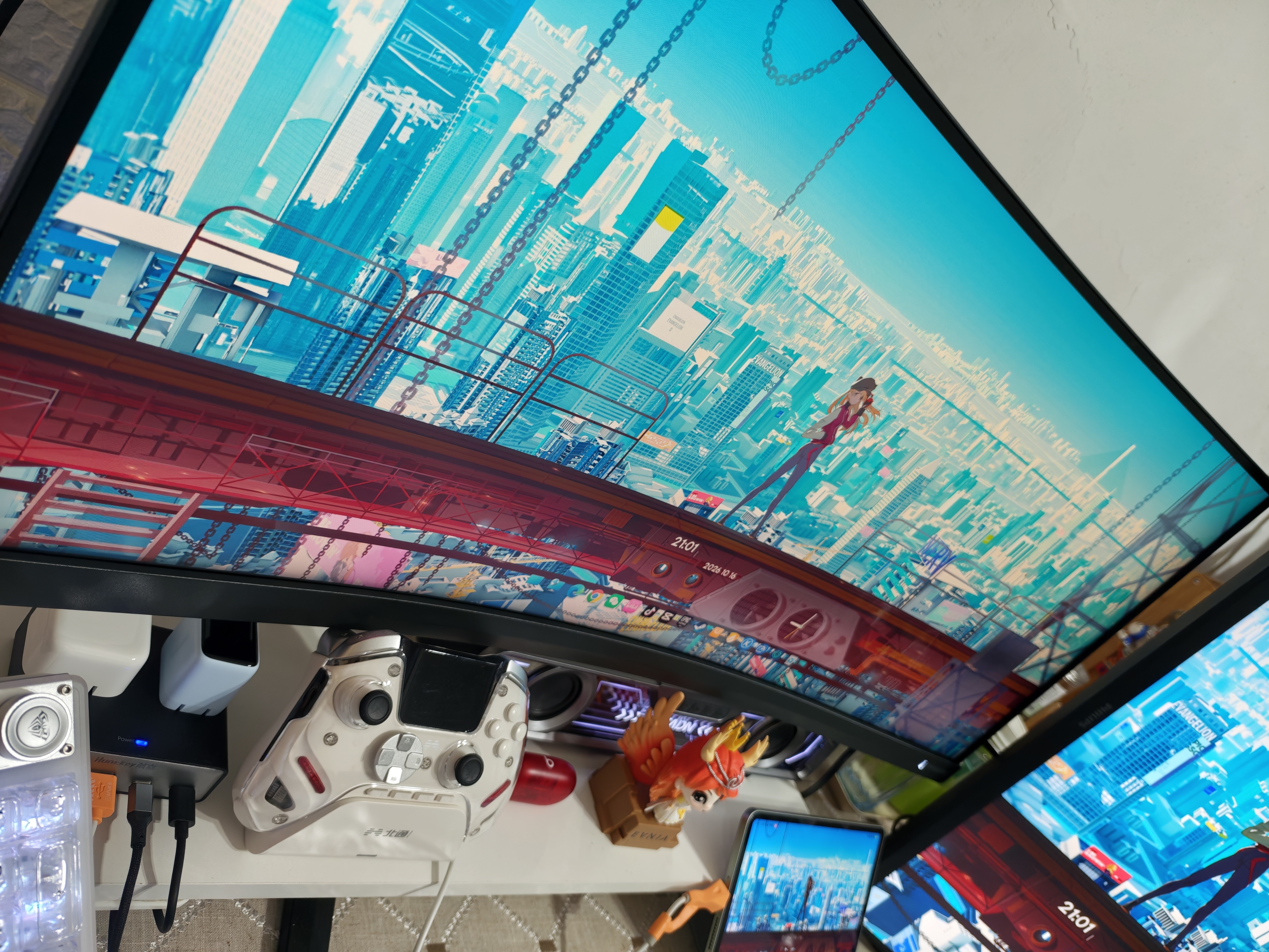 飞利浦EVNIA弈威 34英寸1500R曲面带鱼屏 WQHD准4K 200Hz FastVA HDR400 旋转升降 电竞显示器34M2C5500Q 实拍图