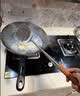COOKSS304不锈钢锅铲炒菜铁铲子实木花梨木煎铲铸铁锅炒菜专用【加长】 实拍图