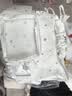 玛嘎星星蕾丝褶皱肩带大学生托特包痛包日系少女大容量单肩斜挎通勤包 白色 实拍图