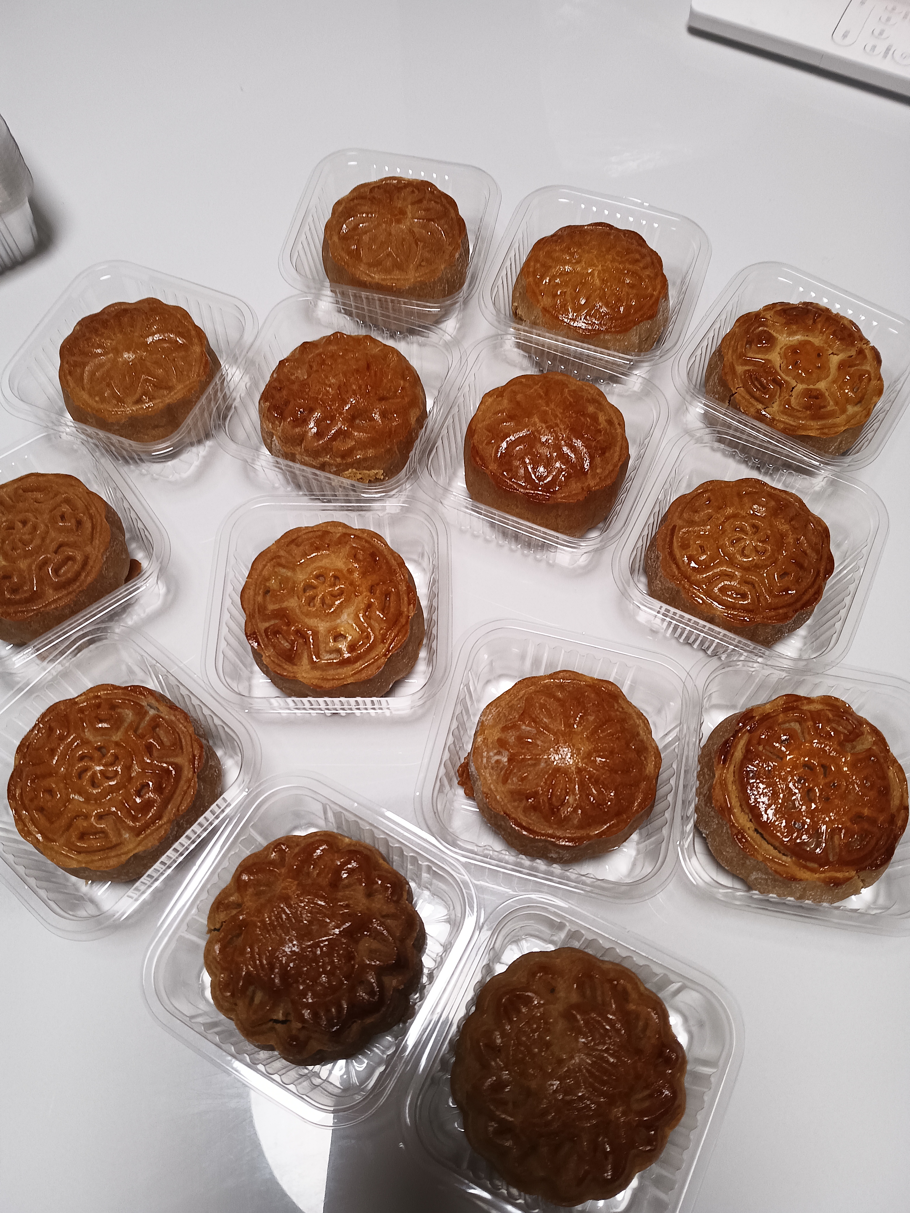 杰凯诺中秋月饼包装袋带托机封袋自封袋子内配底托 四季袋子50g50套 实拍图
