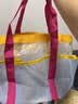 心楠网格游泳收纳包手提大容量洗澡健身包户外海边沙滩包便携式泳衣袋 黄色网纱游泳包【带小圆包】 实拍图