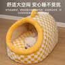 憨憨宠狗窝猫窝冬季保暖小型犬狗狗睡垫封闭式宠物窝狗垫子 中号46*35*27cm【建议15斤内宠物】 实拍图