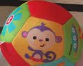 费雪（Fisher-Price）动物认知球新生儿布艺玩具球婴幼儿手抓球儿童玩具生日礼物礼品 实拍图