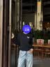 FILA斐乐套头运动卫衣男秋冬休闲简约圆领套头衫保暖打底衫上衣防泼水 【防泼水版】正黑色-BK L 实拍图