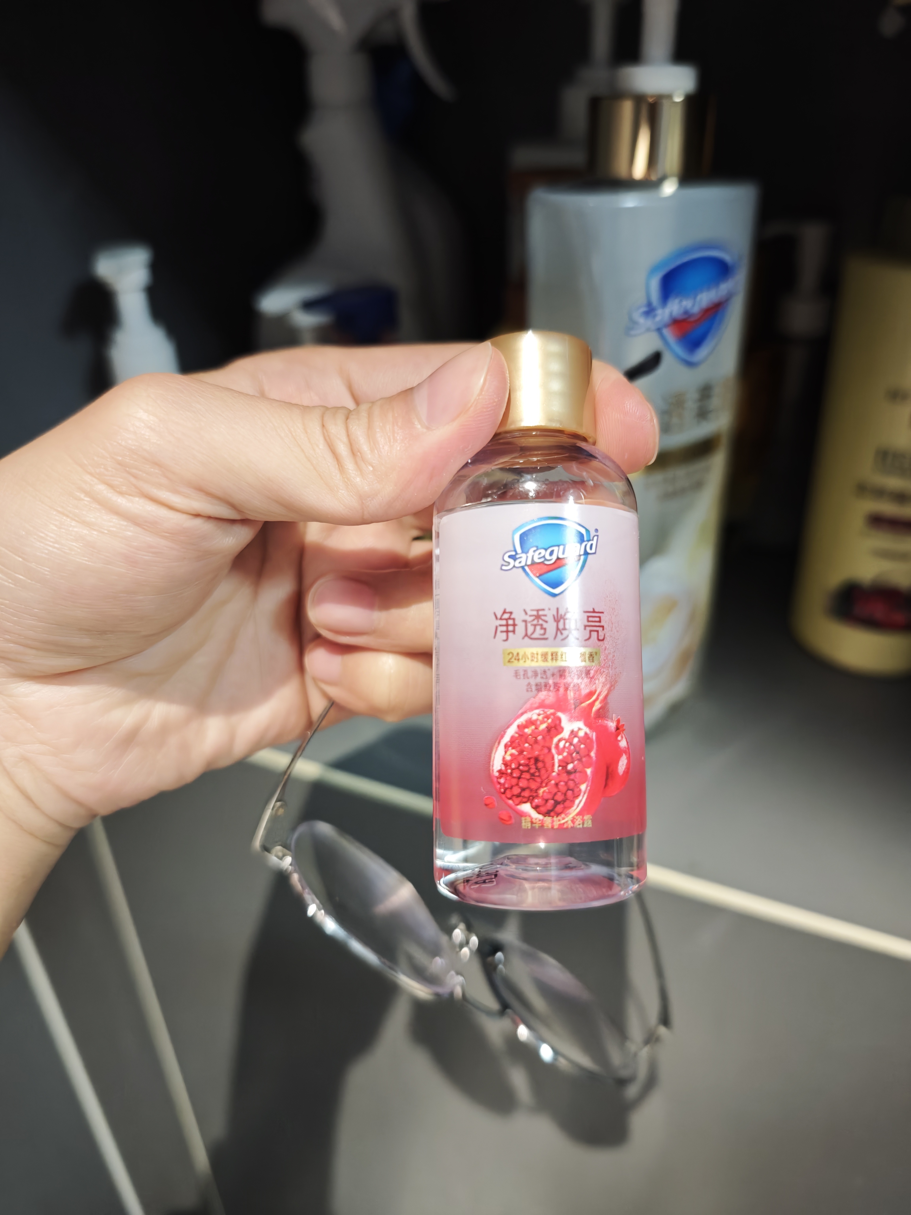 舒肤佳净透沐浴露山茶花香氛570g添加角鲨烷柔滑持久留香男女士新老包装 实拍图