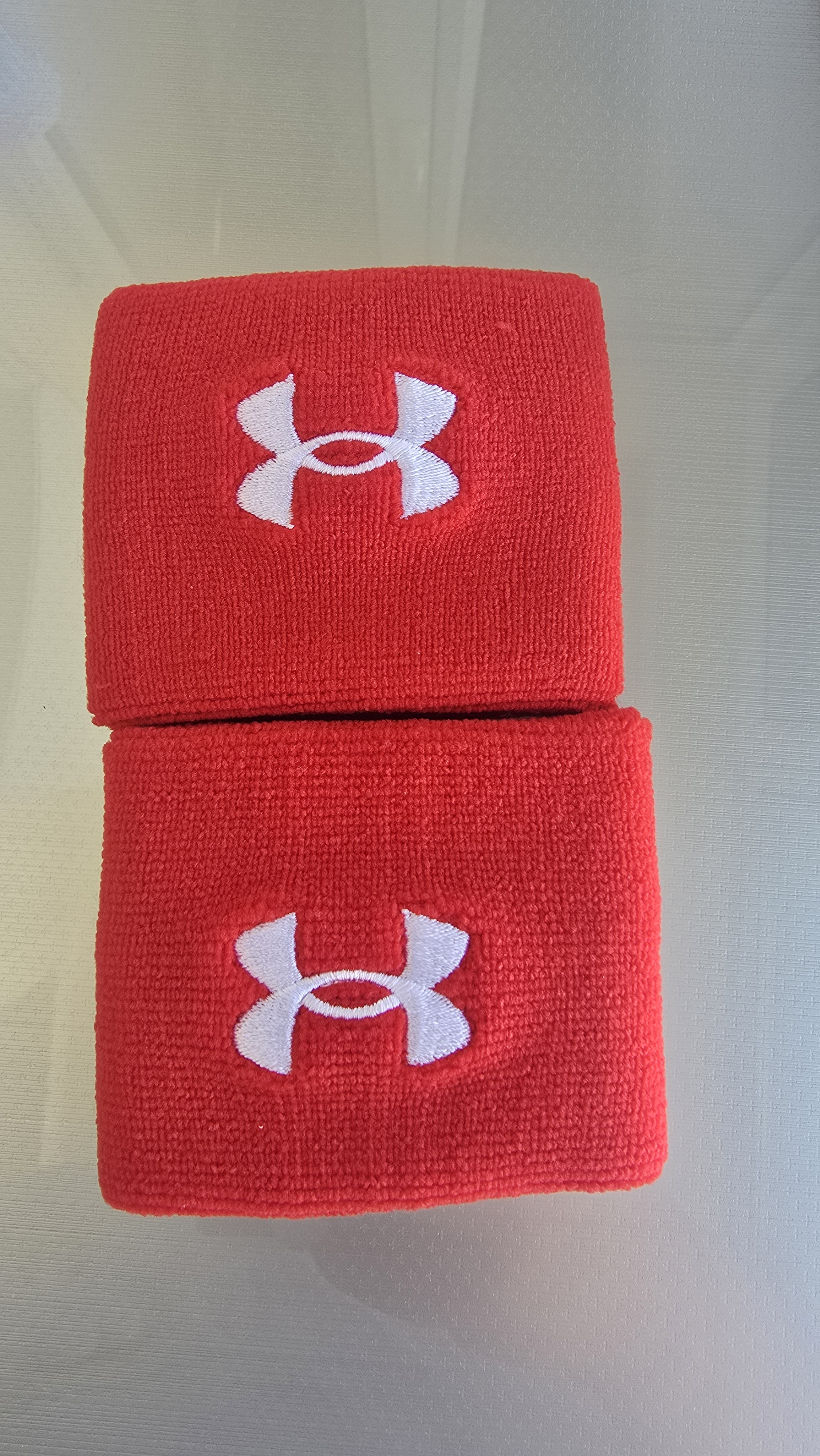 安德玛（Under Armour）运动发带男女止汗带吸汗头带跑步篮球防汗头巾箍护额均码红色 实拍图