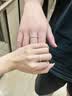 BJYLS999纯银戒指女男素圈食指环小众开口足银尾戒饰品生日礼物送女友 【999足银】极简素圈戒指-女款 实拍图