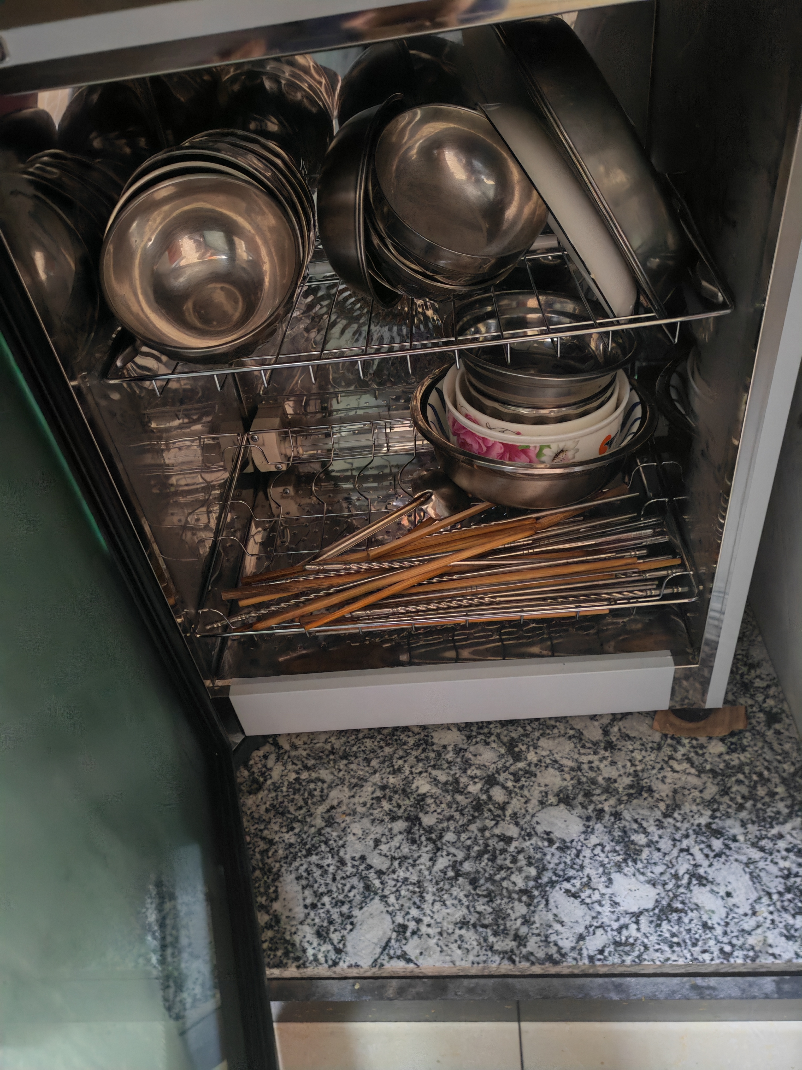 奥克斯（AUX）消毒柜家用立式消毒碗柜二星级免沥水消毒柜厨房餐具碗筷茶杯高温消毒碗柜【国家补贴】RTP60-V1 实拍图
