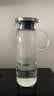 膳魔师（THERMOS）玻璃杯家用把手冷水壶耐热1L大容量凉水果汁桶TCG2C-1000-S-CY 实拍图