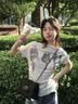 CALWAN KEODH包包女款轻奢真皮链条斜挎包单肩小方包生日礼物高级感送女友老婆 黑色-品牌百搭实用走心女生闺蜜 实拍图