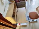 下一章学习桌儿童写字桌实木6-18岁专用书桌椅一套可升降小学生桌子课桌 S9原木色阳光桌椅+三层书架+护眼锂电灯-枫糖橘网背椅 80CM-包安装免费 五年质保 实拍图