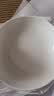华青格盘子家用菜盘高白瓷釉下彩浮雕素雅花瓣7英寸2只微波炉洗碗机适用 实拍图