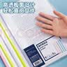 得力(deli)开学文具10只A4透明拉杆夹 抽杆夹 文件夹资料夹学生考试产检报告资料收纳 5色装33321 实拍图