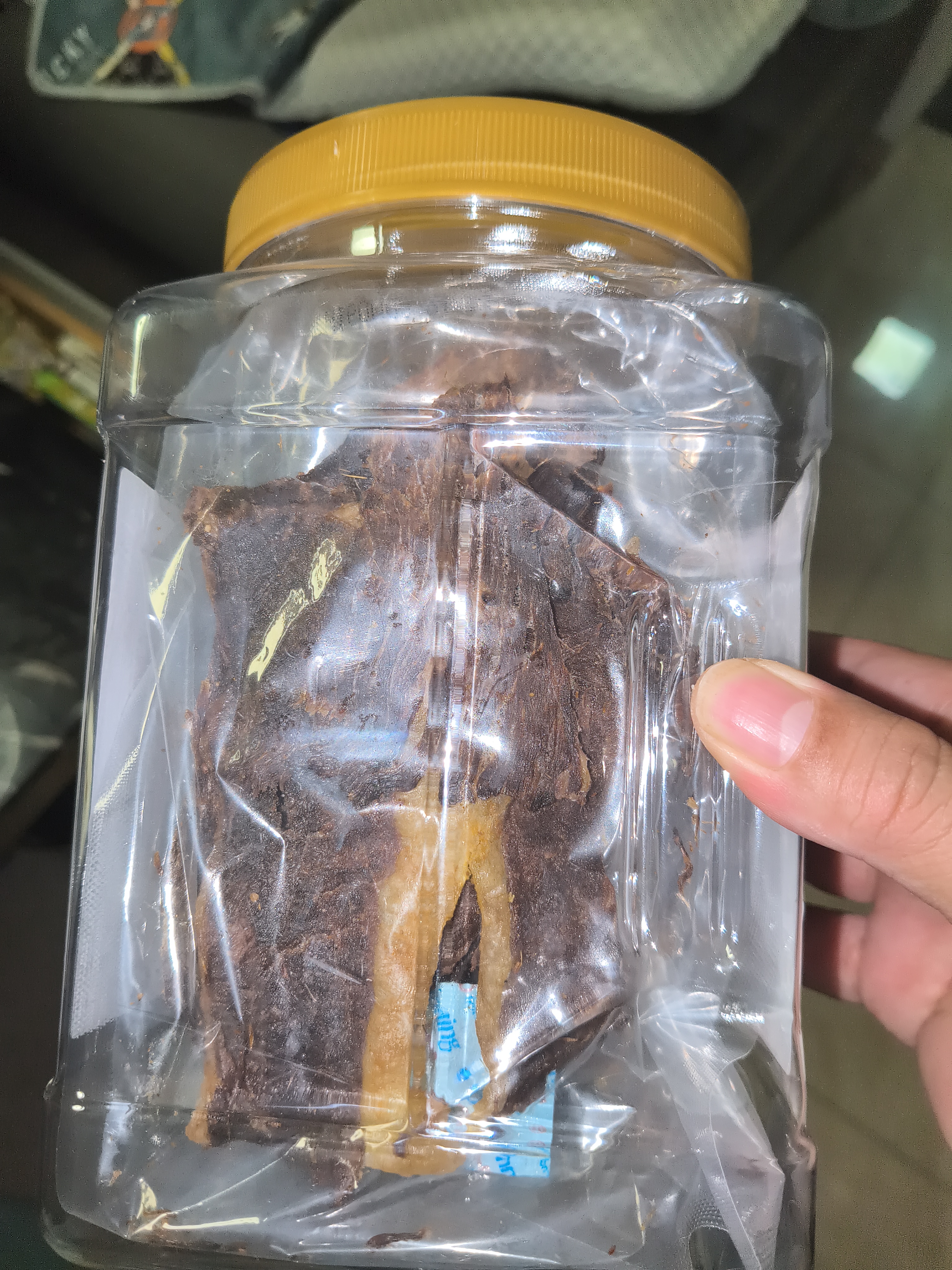 京东京造风干牛脆片100g孜然香烤薄脆牛脆脆内蒙特产牛排减脂健身 实拍图