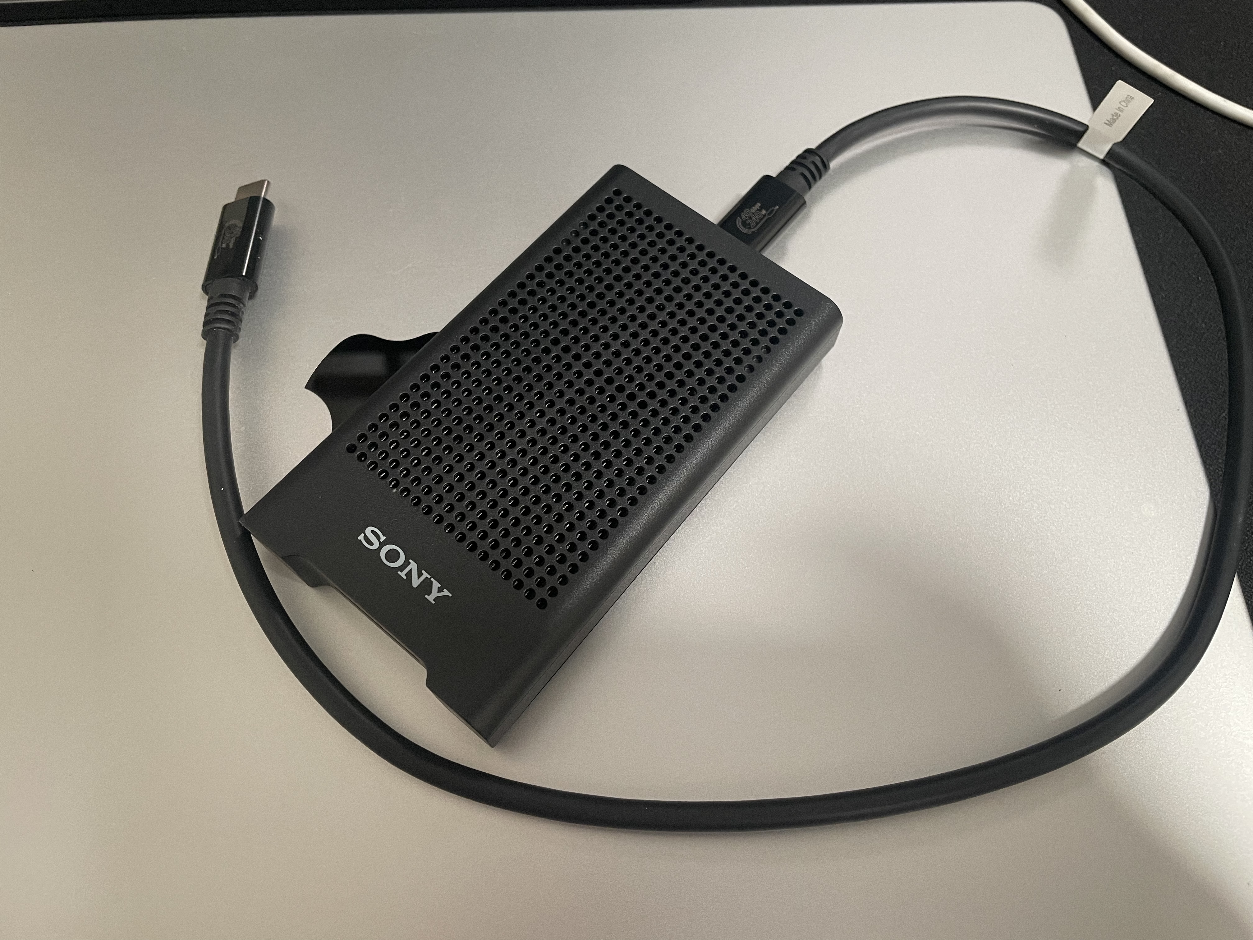 索尼（SONY）MRW-G3 CFexpress 4.0 Type A高速读卡器（可读取CFexpress Type A存储卡） 实拍图