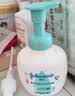 强生婴儿牛奶洗发沐浴二合一400ml 新生儿宝宝儿童洗发水沐浴露泡沫型 实拍图