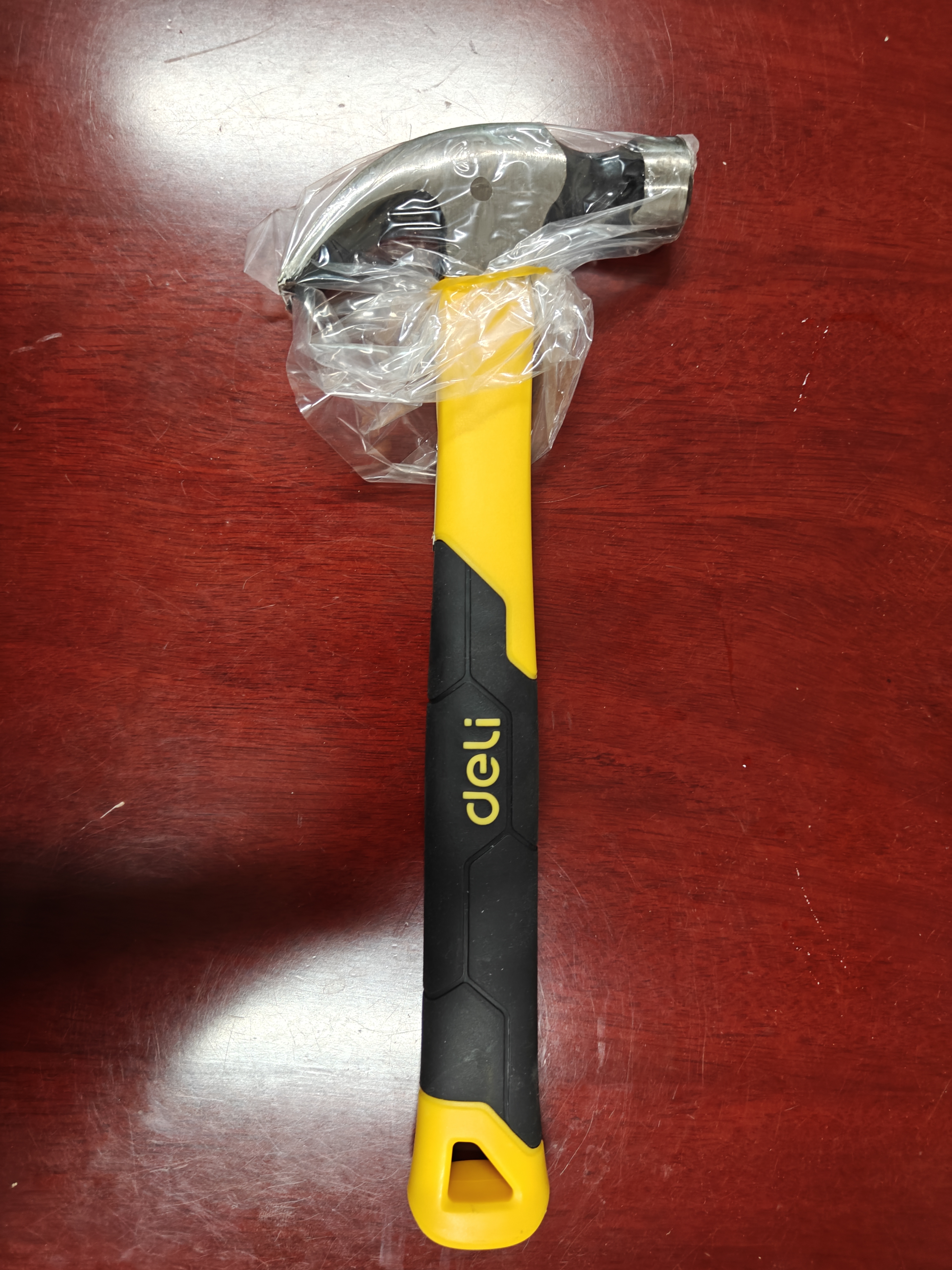 得力（deli）纤维柄羊角锤木工专用铁锤子多用起钉锤铁榔头工具家用8oz 实拍图