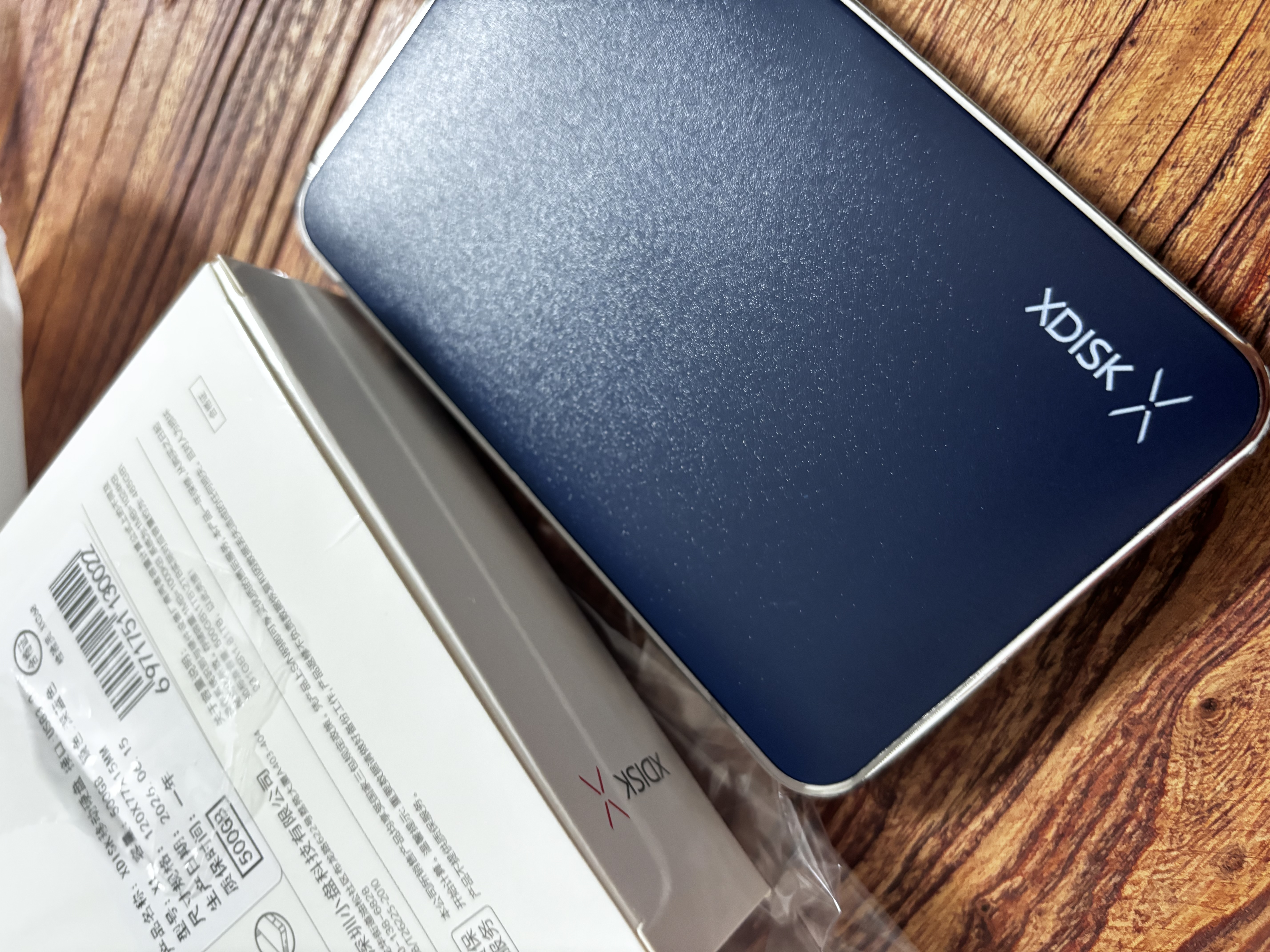 小盘(XDISK)500GB USB3.0移动硬盘X系列2.5英寸深蓝色 商务时尚 文件数据备份存储 高速便携 稳定耐用 实拍图