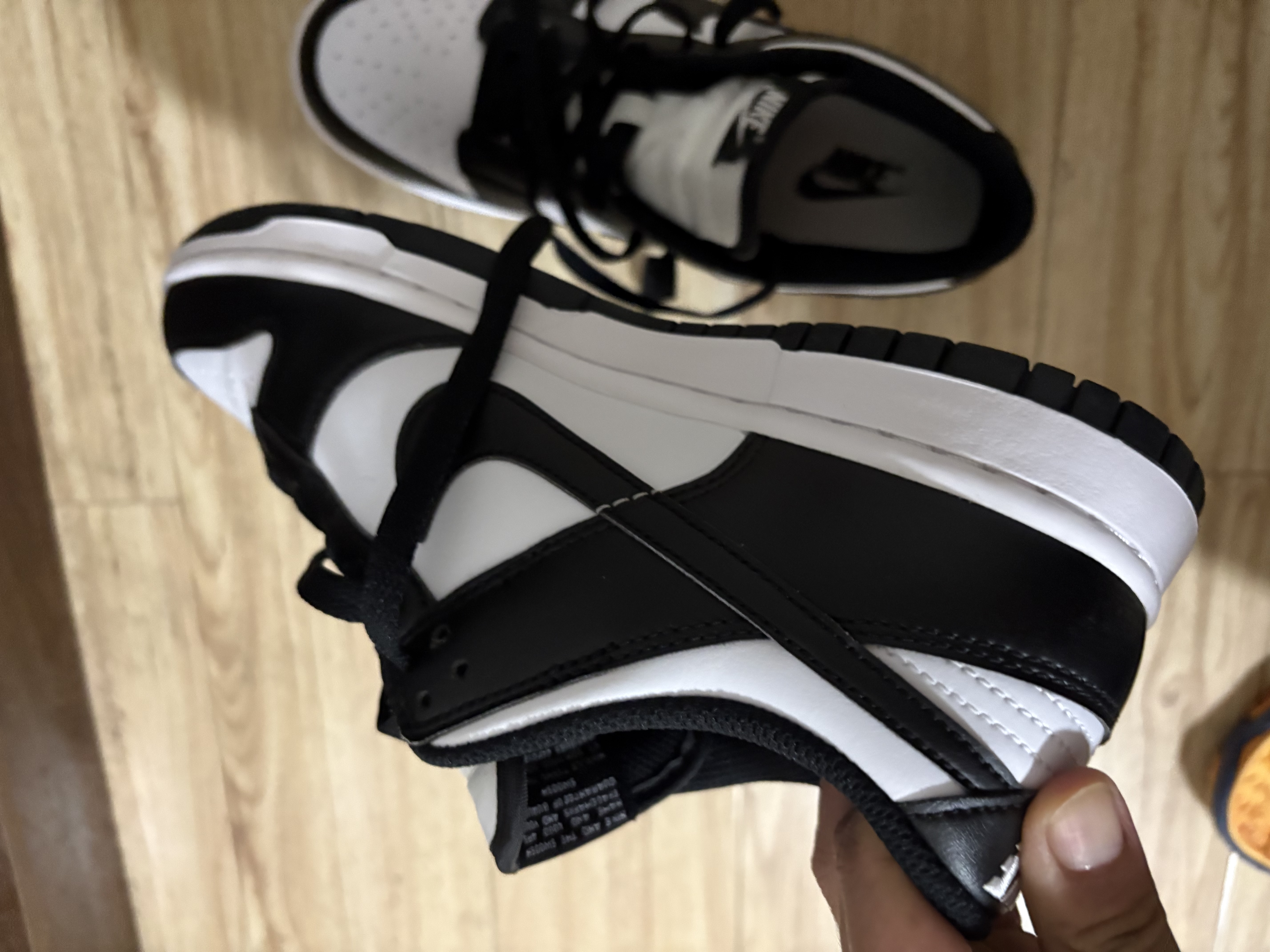 耐克NIKE男休闲板鞋 DUNK 运动鞋HF5441-100黑白40.5 实拍图