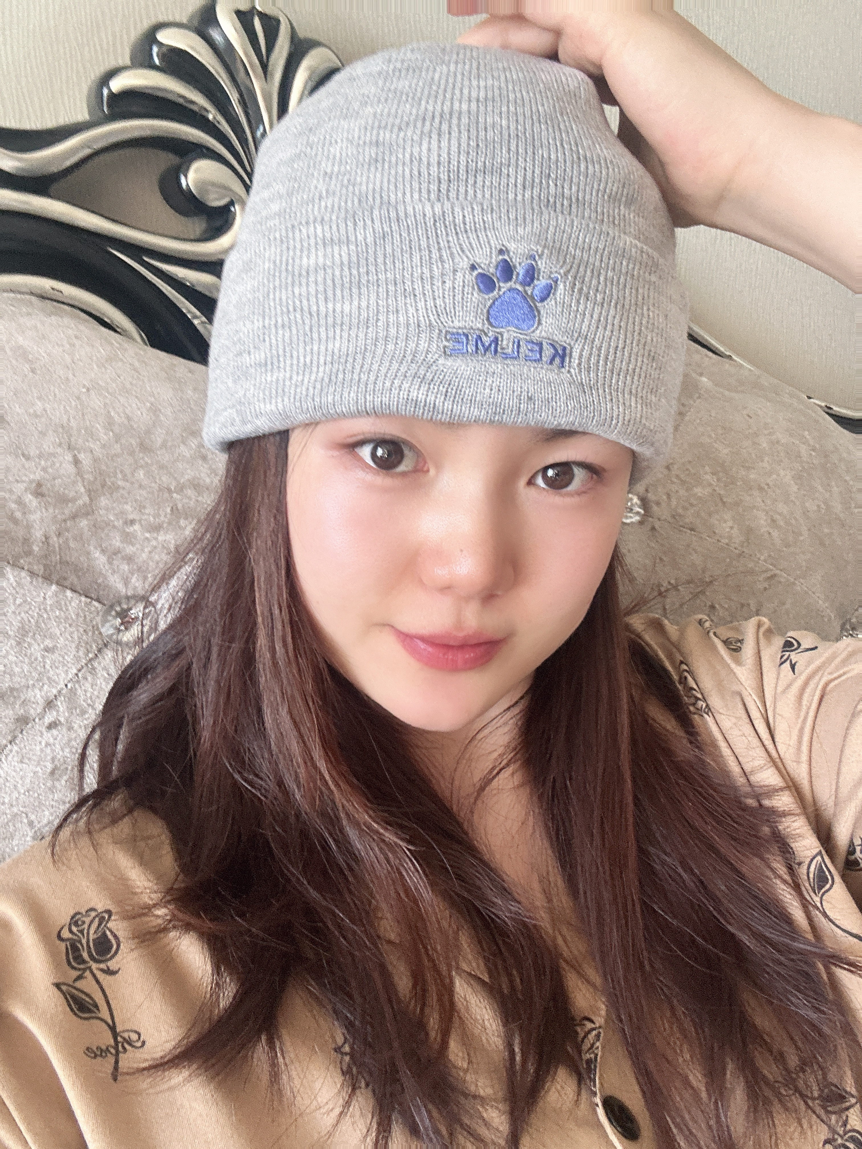 卡尔美（KELME）帽子男女冬季保暖骑行帽加厚毛线针织帽防风寒百搭护耳运动套头帽 实拍图