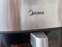 美的（Midea）蒸烤一体2026年新款空气炸锅 无涂层家用实用6.5L大容量 钛钢AI智能上下双热源免翻面KZC6555J 实拍图