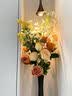 京东鲜花仿真绢花花束橘色玫瑰花假花拍照手捧花民宿酒店插花摆设装饰轻奢 实拍图