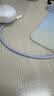品胜苹果数据线PD快充充电线Type-C to Lightning适用iPhone14pro/13/12手机iPad车载USB-C充电器线蓝 实拍图