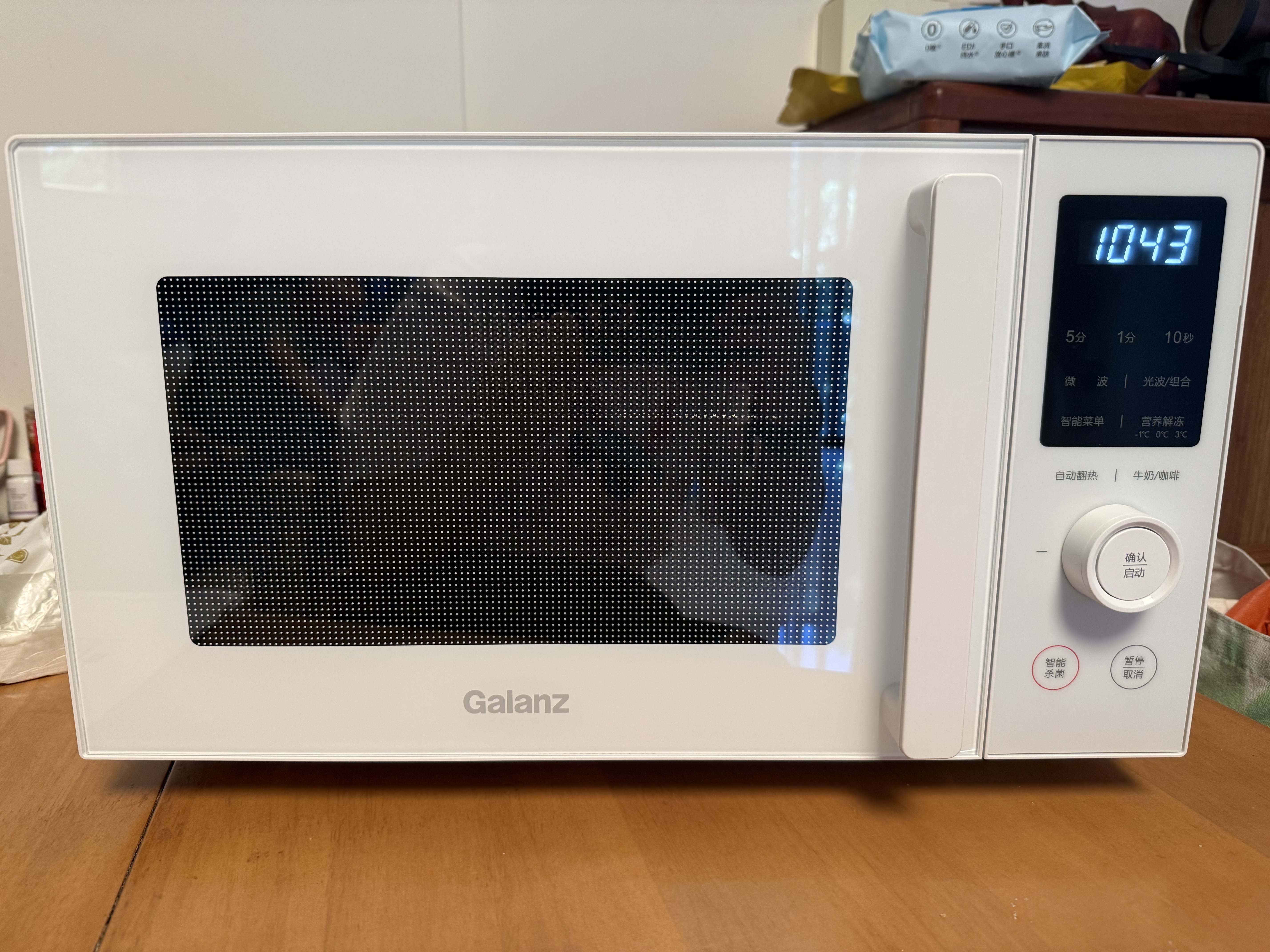 格兰仕（Galanz）微波炉家用不锈钢内胆23升800瓦高颜值小森林系列智能便捷微波炉烤箱一体机XRA(W0) 实拍图