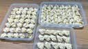 京东京造 饺子盒收纳盒托盘家用冰箱专用速冻收纳盒子备菜馄饨 4层4盖 实拍图