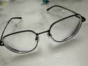 依视路（ESSILOR） 钻晶系列高清耐磨防蓝光近视超薄镜片专业配度数眼镜架男女镜框 钛+金属-全框-4023BK-黑色 镜框+依视路A4防蓝光1.56现片 实拍图