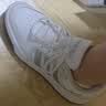 adidas ENTRAP美式校园风运动鞋少年感复古篮球风板鞋阿迪达斯   白色/金属暗银   40 实拍图