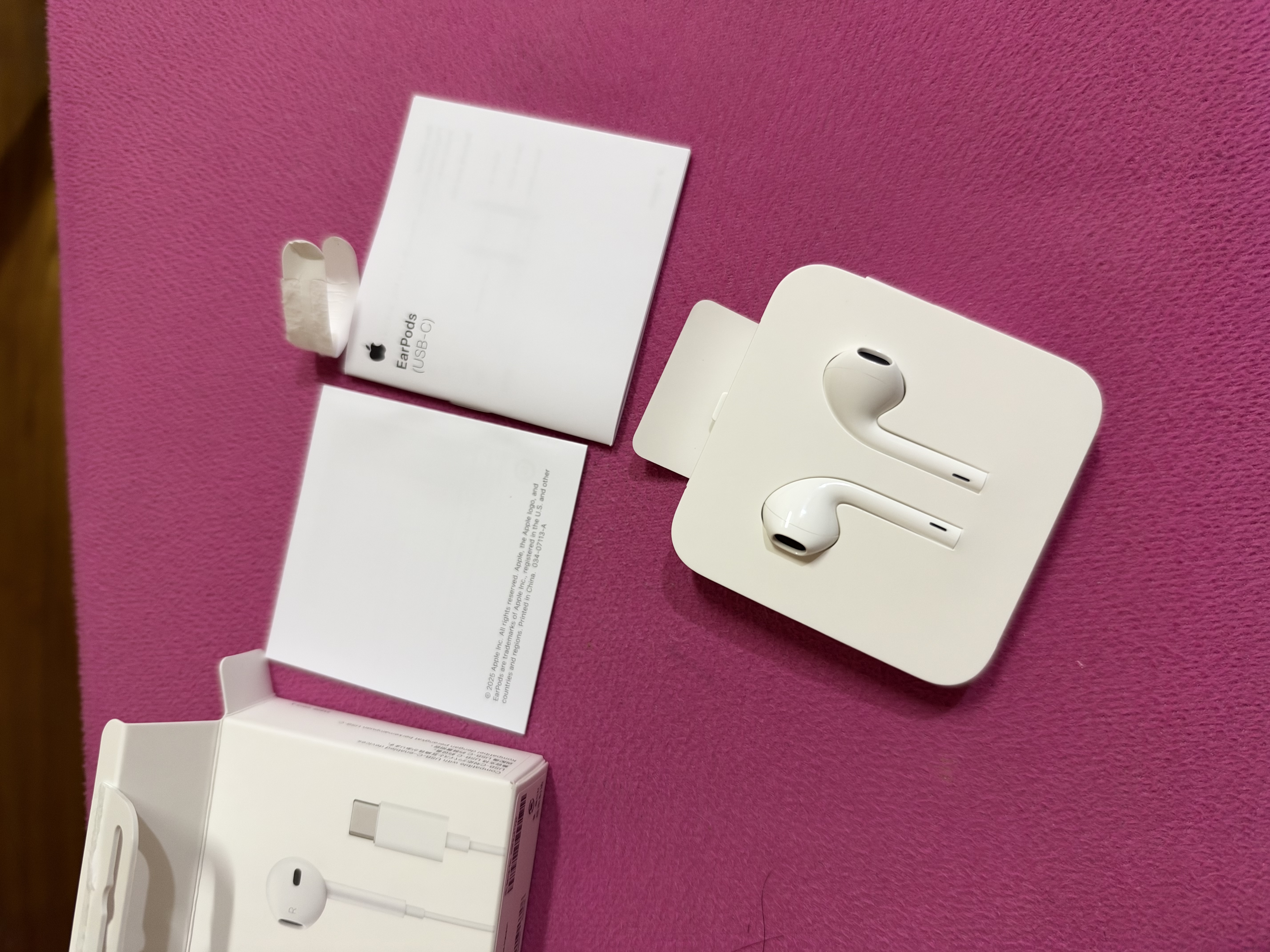 Apple/苹果 EarPods USB-C有线耳机 type-c有线耳机  iPhone 18有线耳机笔记本耳机游戏音乐 实拍图