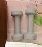 Keep哑铃女男健身家用2kg*2彩色浸塑环保手铃亚铃全身塑形K-rox水蓝 实拍图