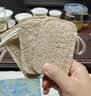 京东京造 百洁布 天然丝瓜络洗碗百洁擦 厨房刷锅洗碗不沾油神器【3只】 实拍图