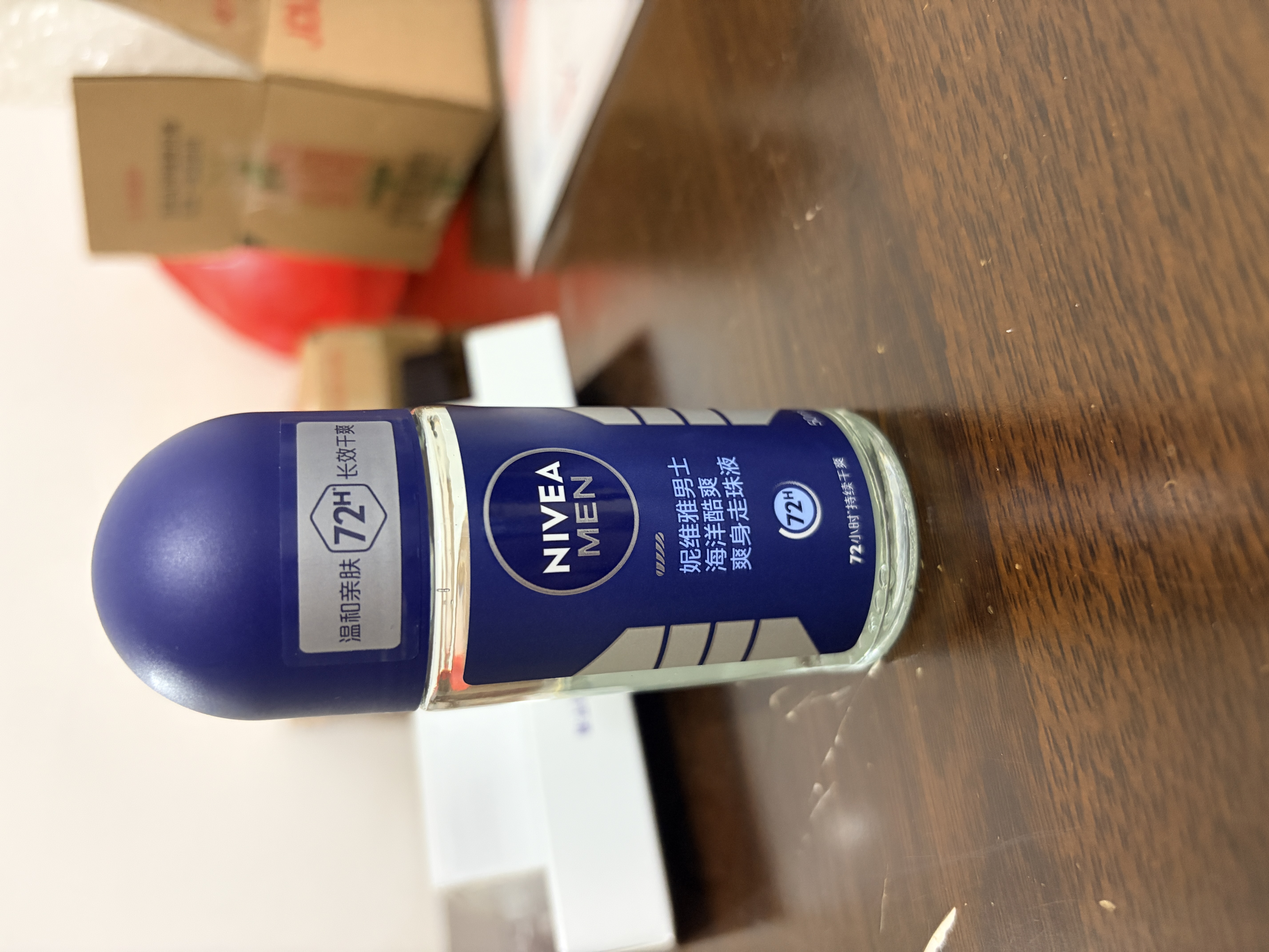 妮维雅（NIVEA）抑汗除臭净味香体腋下止汗夏季干爽男士海洋酷爽爽身走珠液50ml 实拍图