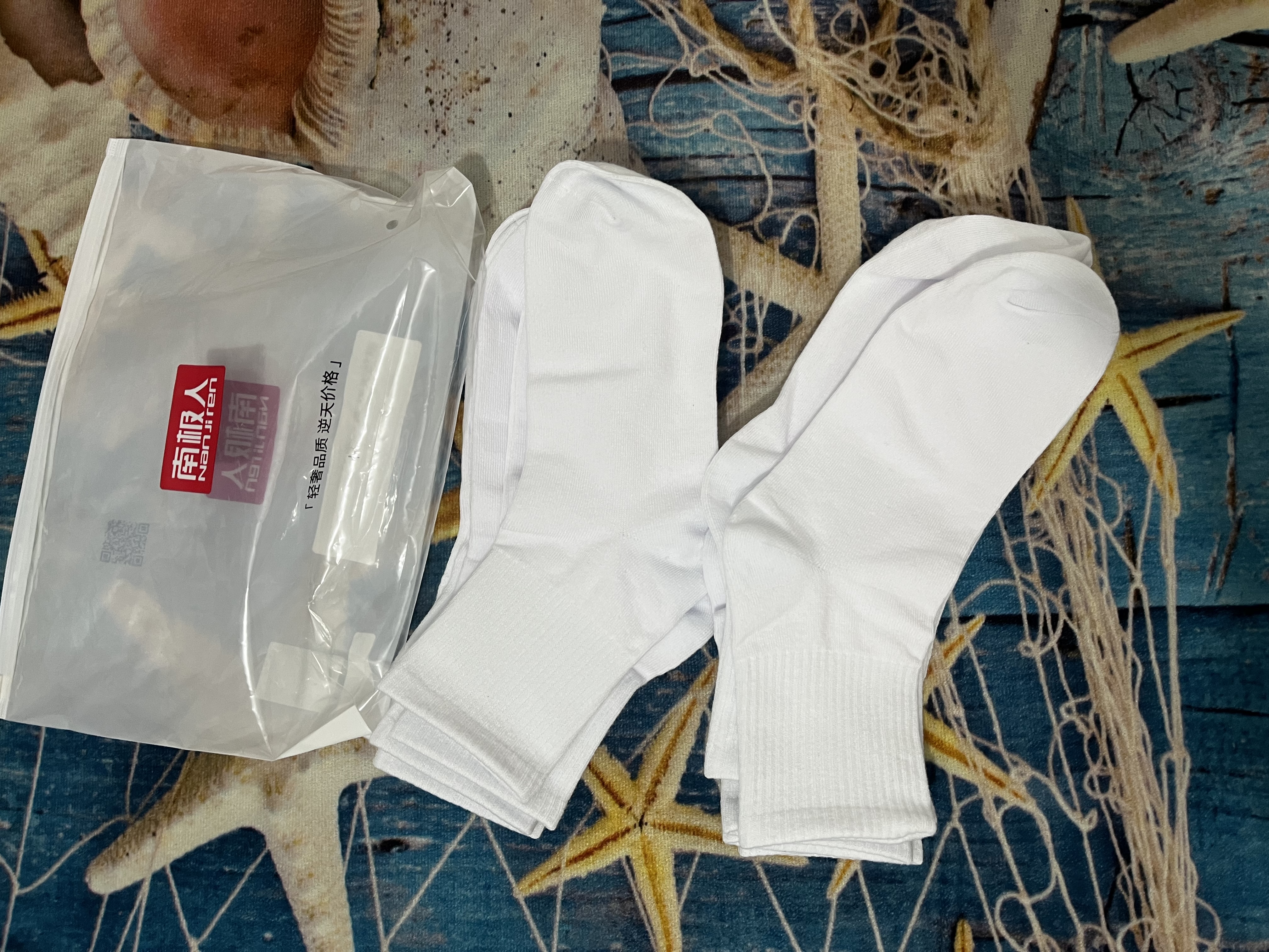 南极人6双袜子女士袜子100%纯棉10A抑菌防臭秋冬季中筒纯色高橡筋长筒袜 实拍图