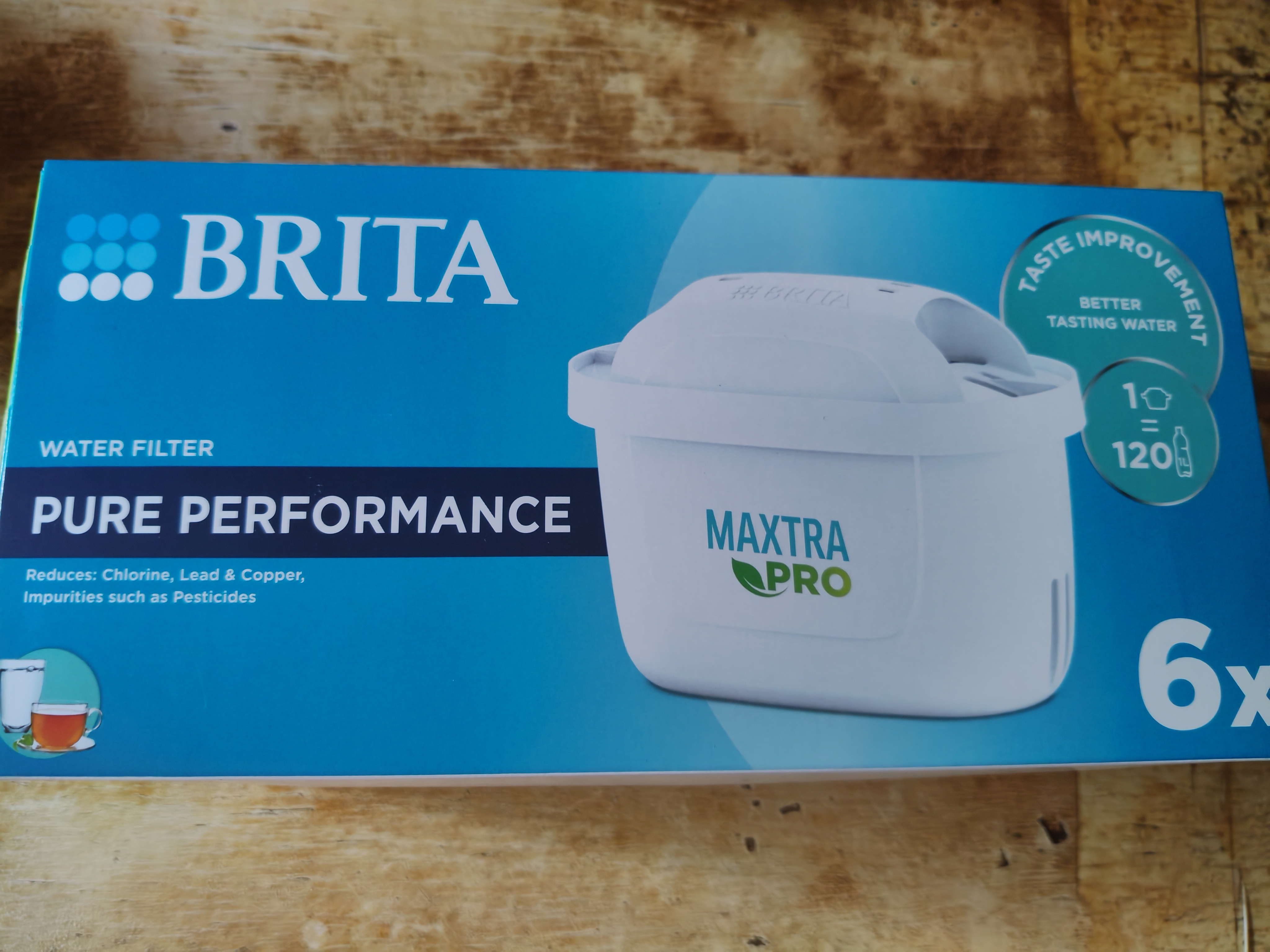 碧然德(BRITA) Maxtra 26年新款 PURE 6只装 通用碧然德净水壶便携净水滤芯 实拍图