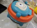 世纪宝贝（babyhood）儿童小马桶坐便器 婴幼儿便盆男女宝宝座便器PU软垫 格里蓝 实拍图