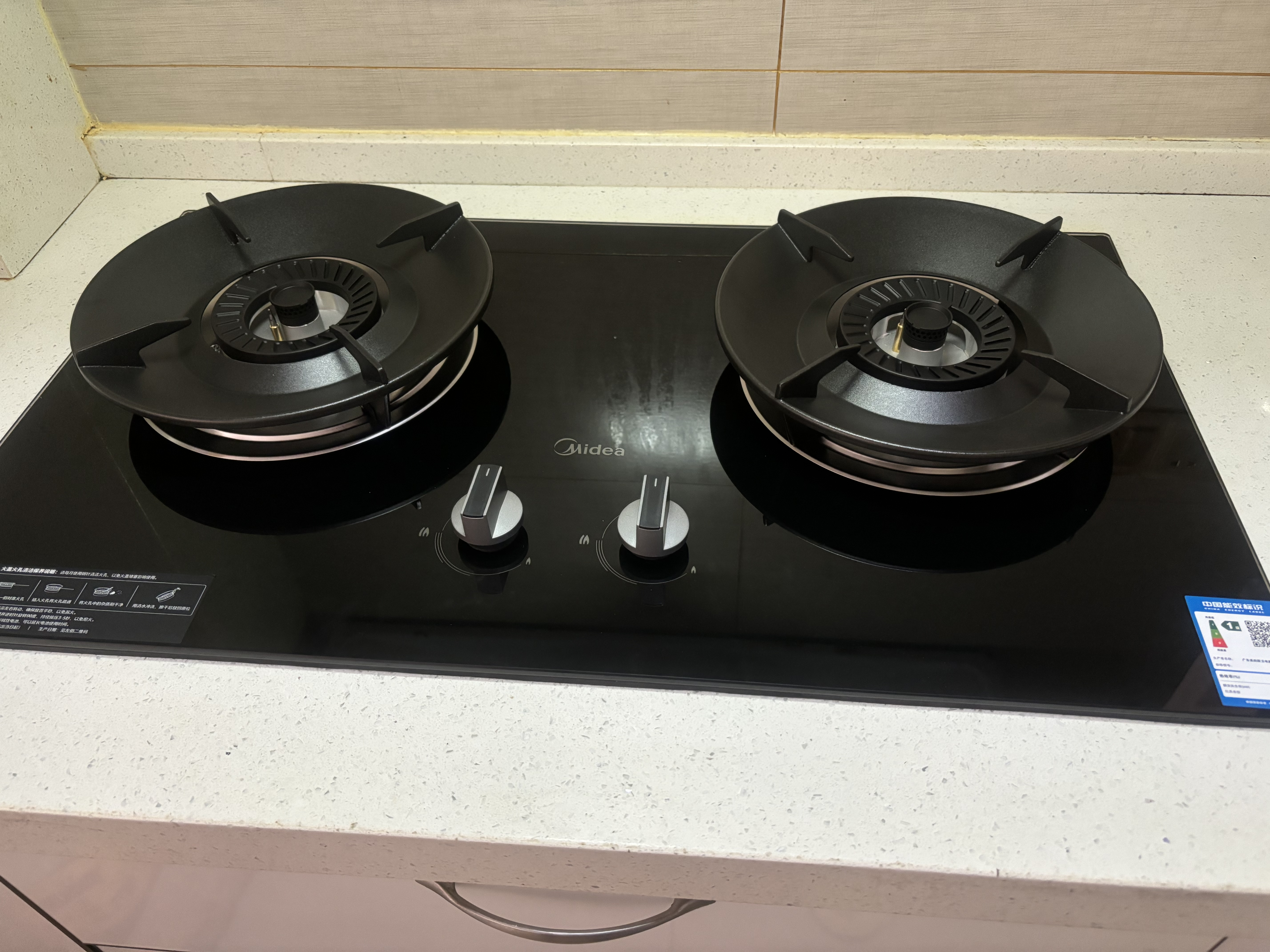 美的（Midea）【天然气】燃气灶 家用5.2kW猛火灶台嵌两用 70%热效率 JZT-A3 实拍图