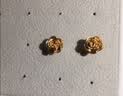 中国黄金（CHINA GOLD）18K金玫瑰花耳钉女款花朵直针款耳饰品情人节生日礼物送女友爱人 【京速达】18K玫瑰花耳钉 实拍图