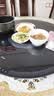 美的（Midea）小欢聚暖菜板加热热菜保温板 2000W电陶炉火锅家用多功能旋转餐桌转盘圆形80CM 双11特惠HBU80YH 实拍图
