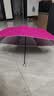 【全网爆款】手动UV折叠雨伞男女晴雨伞两用防晒遮阳黑胶伞 【新人福利】7骨 纯色随机无黑胶 实拍图