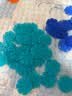 弥鹿（MiDeer）积木拼装手工diy拼插玩具男孩女孩礼物透彩雪花片-200pcs儿童礼物 实拍图