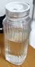 乐美雅玻璃水壶冷水壶凉水杯家用冰箱大容量茶壶四方透明1.1L凉水壶 实拍图