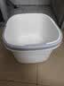 五月花泡脚桶加深21cm*1只装手提洗脚盆养生家用便携按摩免安装 实拍图