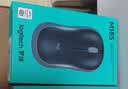 罗技（Logitech）M185鼠标 无线鼠标 办公鼠标 对称鼠标 黑色蓝边 带无线2.4G接收器 实拍图