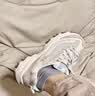 斯凯奇（Skechers）奶茶熊老爹鞋女士秋季厚底增高熊猫鞋休闲运动鞋女鞋149238 实拍图