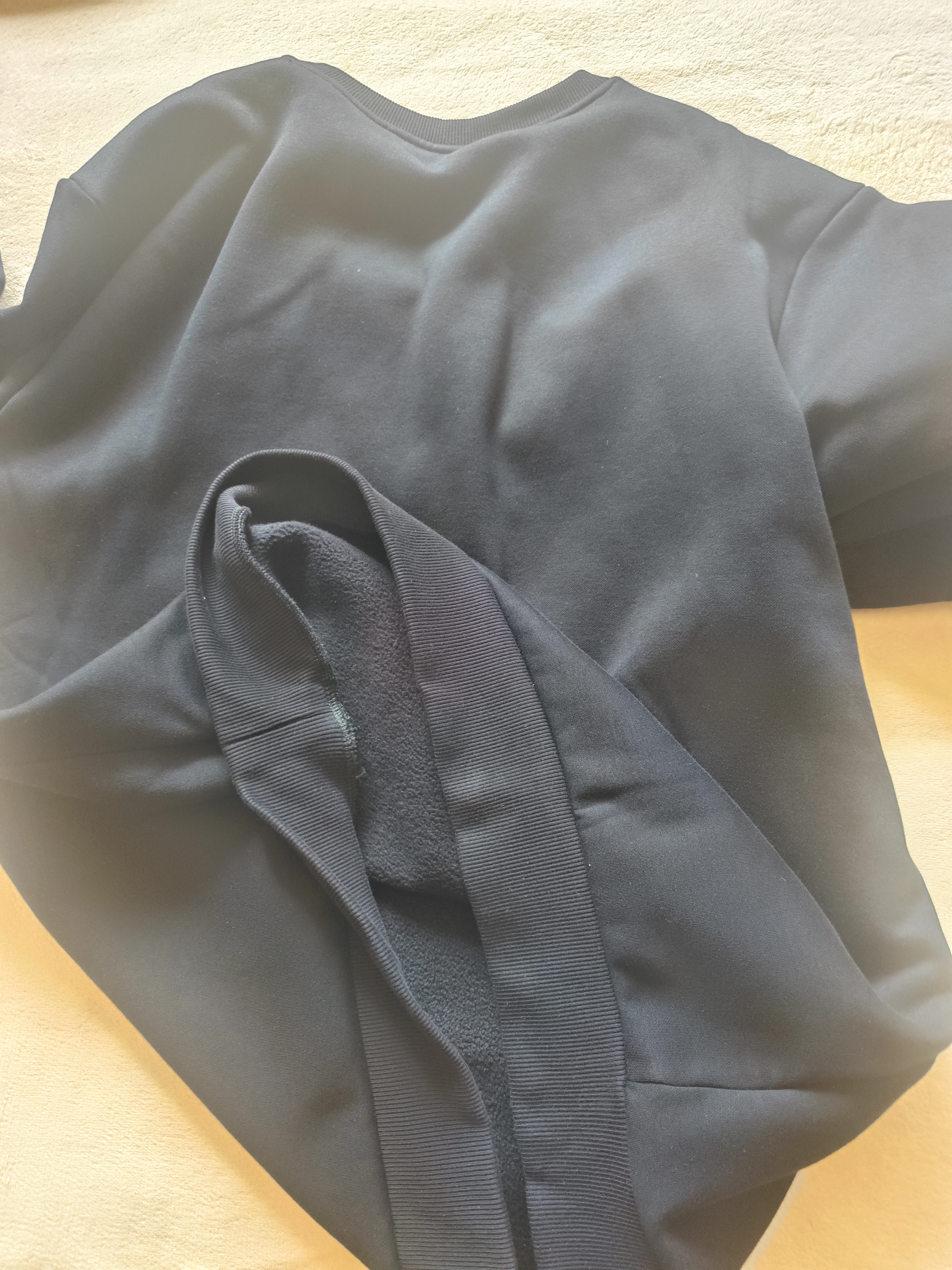 鸿星尔克卫衣男士秋季长袖衣服青少年运动休闲跑步加绒上衣打底针织衫 实拍图