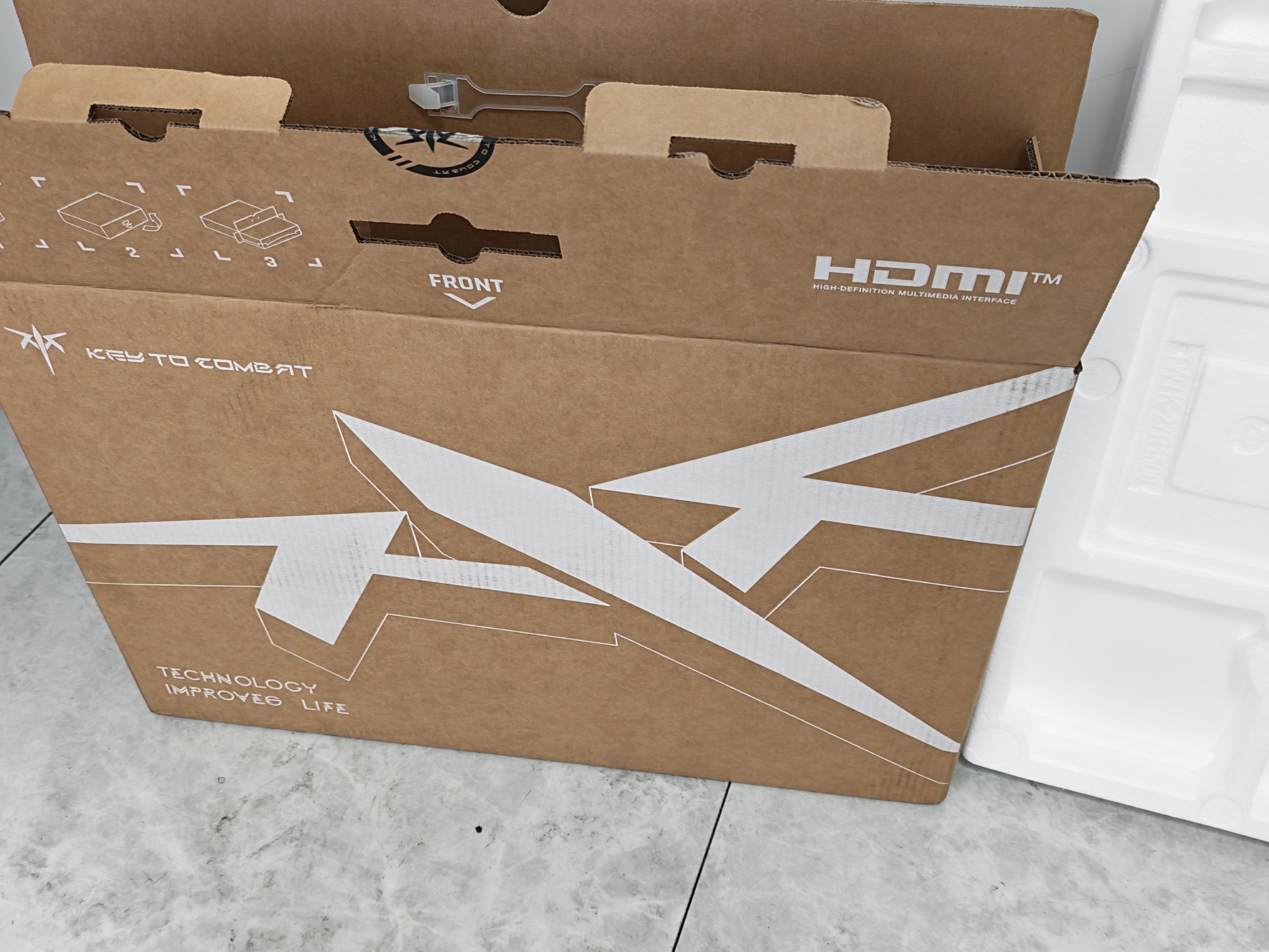 KTC 27英寸 电脑HVA曲面显示器 2K200Hz  双模400Hz 高对比度 低蓝光可接游戏机电竞显示屏 H27S5 实拍图